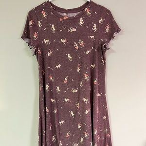 Purple Flower Dress